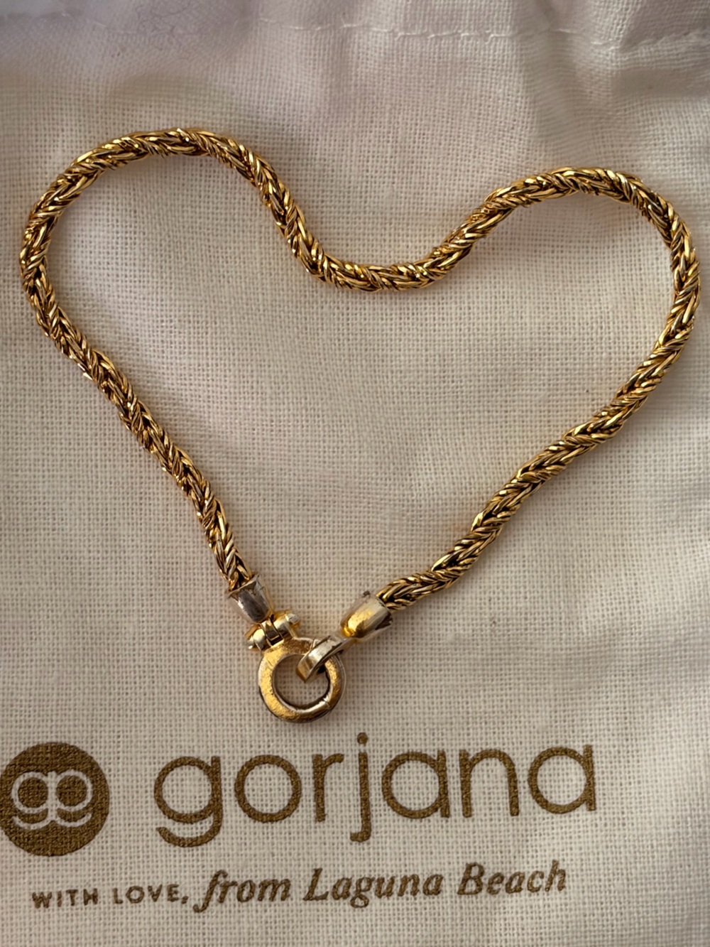 Gorjana Gold Twisted Rope Bracelet